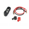 Pure sine wave inverter 12V 3000W EZA - DC cables with ring terminals and AC power cable supplied