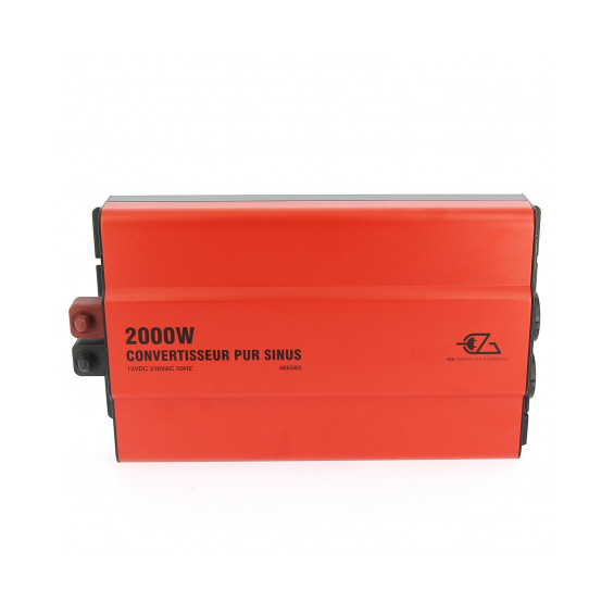 Pure sine wave inverter 12V 2000W EZA - front view