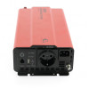 Pure sine wave inverter 12V 1000W EZA - front view with type F AC socket and USB port
