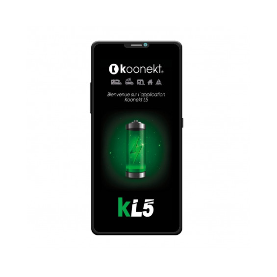 Batería de litio LiFePO4 Koonekt KL5 200Ah bajo asiento - aplicación Koonekt KL5 pantalla de inicio