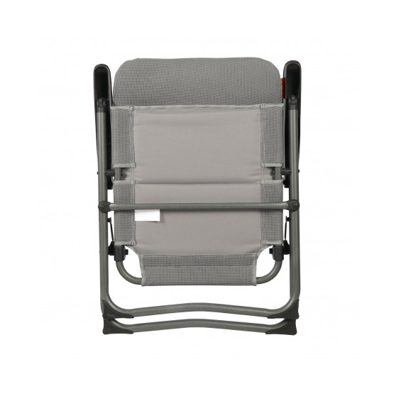 Fauteuil Nomado Soplair zusammengeklappt, Rückansicht, kompakt zur Aufbewahrung im Van