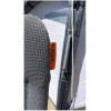 Detalle de la tela 2D Mesh y la estructura de aluminio de 25 mm del sillón Nomado Soplair