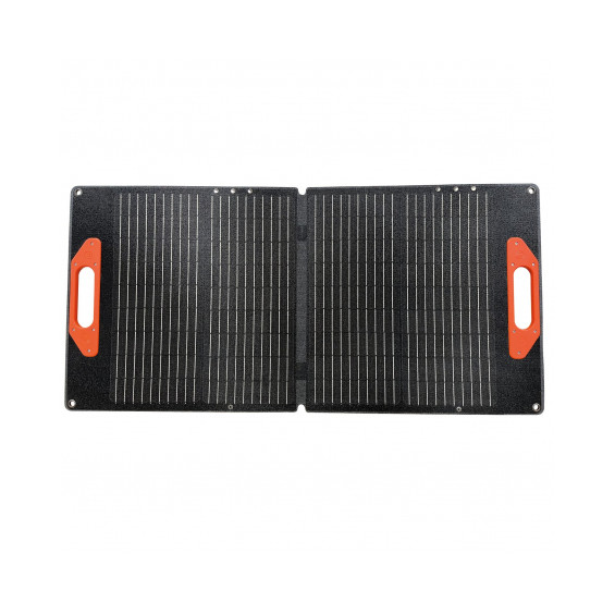 EZA 60W Koffer-Solarpanel aufgeklappt, PERC-Technologie, wasserdichte Polyester-Oberfläche" — 6-846-panneau-solaire-eza-60w-depl