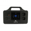 Power Station EZA Power-E 500, vista frontal, asa de transporte y conectores