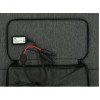 EZA 100W Koffer-Solarpanel zusammengeklappt mit Anschlusskabeln, transportbereit