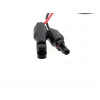 MC4-Stecker des Anschlusskabels für das Solarmodul EZA 100W