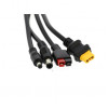 Verbindungskit des Solarmoduls EZA 100W: MC4-Kabel, DC5521-, DC7909-, XT60- und Anderson-Adapter