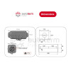 Dimensiones Kit de calefacción Autoterm Peugeot Boxer, Fiat Ducato, Citroën Jumper, Opel Movano L3 y L4