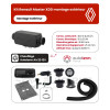 Kit calefacción exterior Autoterm Air 2D 12V para Renault Master XDD - contenido del kit