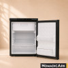 Vista interior con congelador extraíble del refrigerador 50l Nomadic Ark