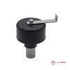 Filtro de admisión de aire Autoterm — vista lateral con abrazadera de acero inoxidable W4