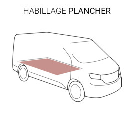 Rutschfester Bodenbelag für Fiat Ducato