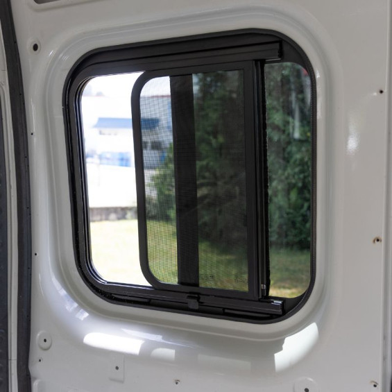 luna deslizante con mosquitera trasera derecha ducato, boxer, jumper desde 2007