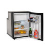 CVB50 Carbest compressor refrigerator open, filled with fruits and cold drinks