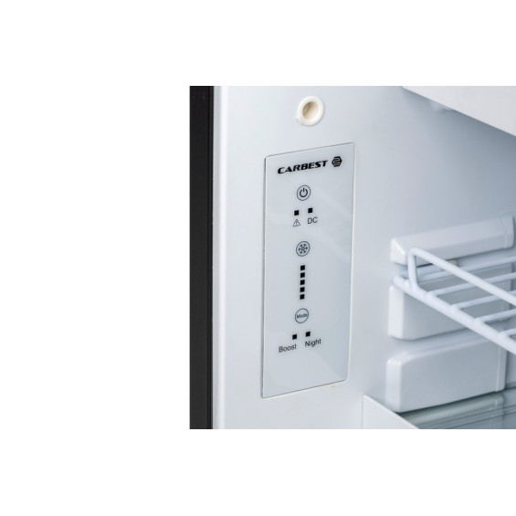 Rating plate of the CVB50 Carbest compressor refrigerator