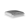 Dachhaube Vent 40F Crystal 40x40 geschlossen von oben gesehen
