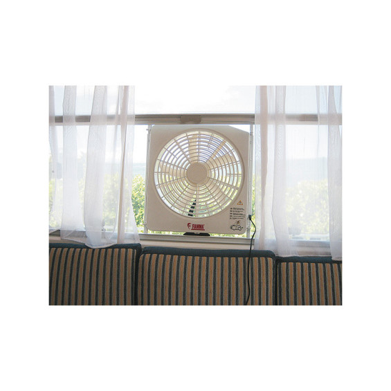 Universalventilator für ein Dachfenster oder ein Fenster eines ausgebauten Kastenwagens