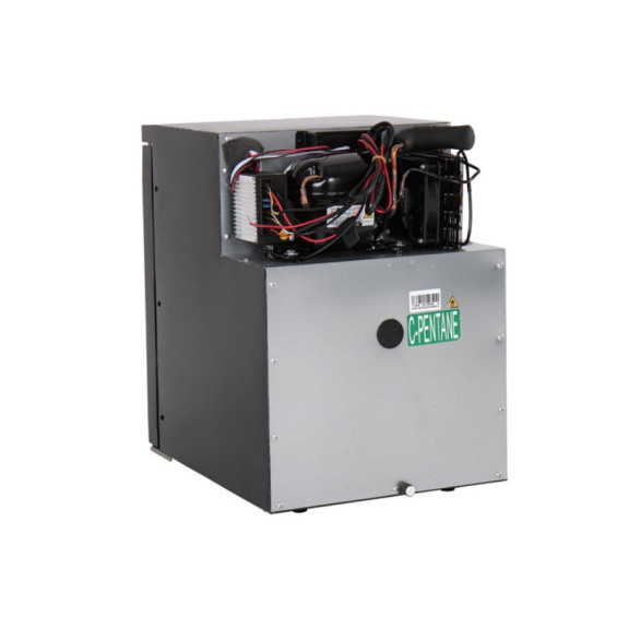 Rear view of the CARBEST LR50L compressor fridge