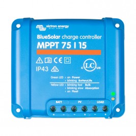 régulateur de tension mppt 75 15 bluesolar