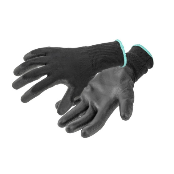 Fotografía de producto sobre fondo blanco de los guantes de protección