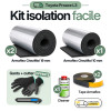 Armaflex kit contents: 10 mm Armaflex, 19 mm Armaflex, gloves, utility knife, cleaner and tape, with quantities for the Toyota P