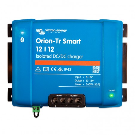 chargeur bosster 12/12 18A Victron pour van aménagé en camping car