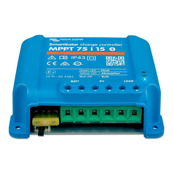 regulador mppt 15A para instalación eléctrica furgoneta acondicionada