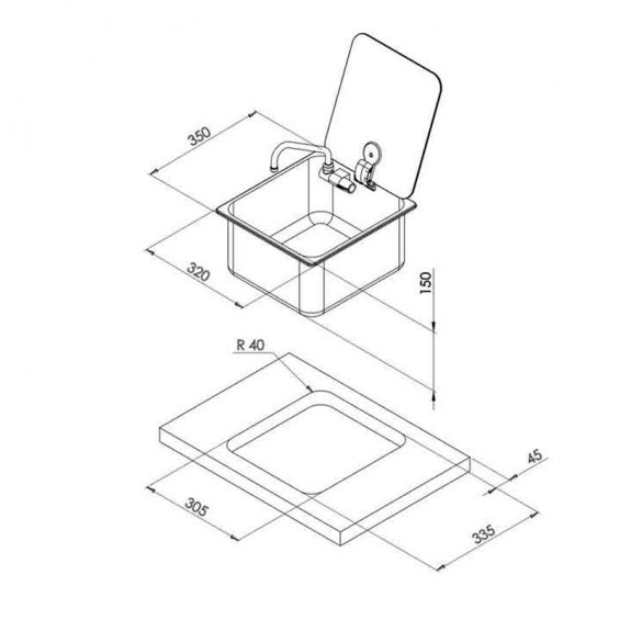 installer un évier dans un fourgon aménagé