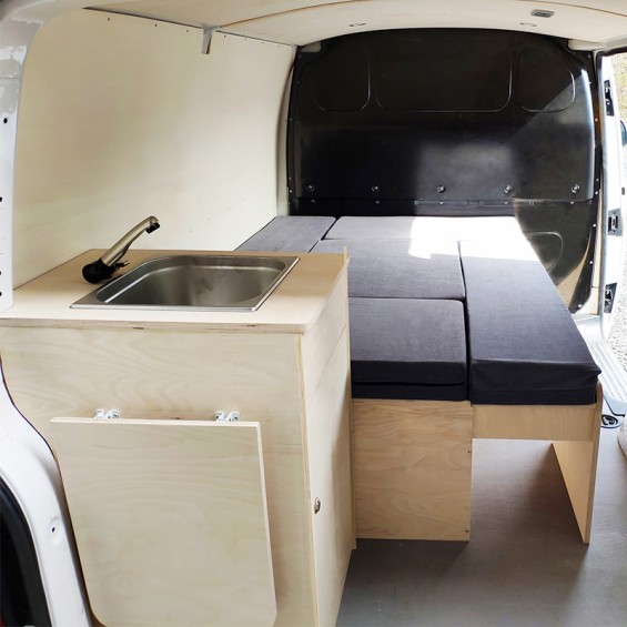 meuble cuisine avec étagère pliable