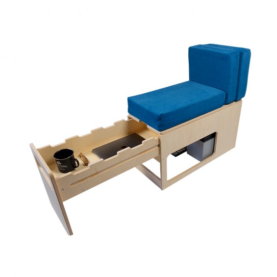 removable seat converted utility van camper