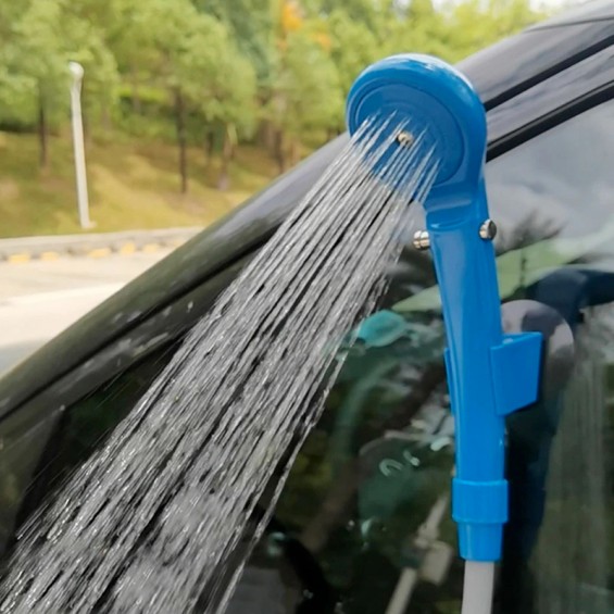 Tragbare 12V-Dusche für Wohnmobil
