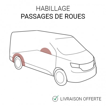habillage passages de roues thermoformés pour VW T6.1 - depuis 2019