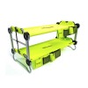 lit de camp avec rangements pour 2 enfants disc-o-bed kid-o-bunk