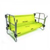 lit de camp avec rangements pour 2 enfants disc-o-bed kid-o-bunk