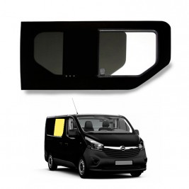 fenêtre coulissante avant droite avec ouverture avant pour opel vivaro 2