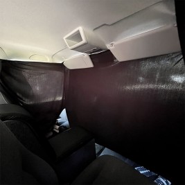 Cab curtain black Trafic 2