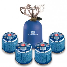 gas stove kemper KE2007 + 4 cartridges