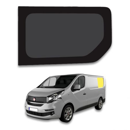 Fenêtre latérale arrière gauche pour Fiat Talento de 2016 à aujourd'hui