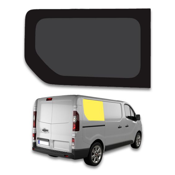 fenêtre fixe latérale droite rang 3 nissan nv 300