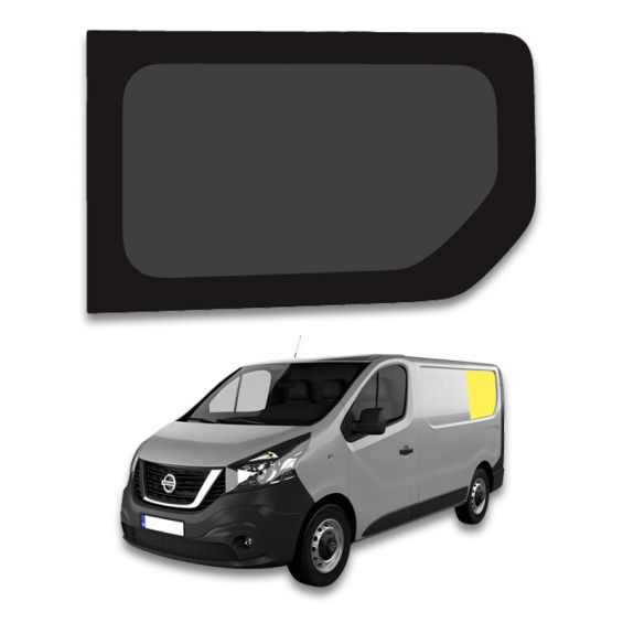 fenêtre fixe latérale gauche rang 3 nissan nv 300
