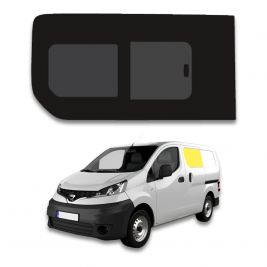 vitre latérale avant gauche coulissante rang 2 pour nissan nv 200