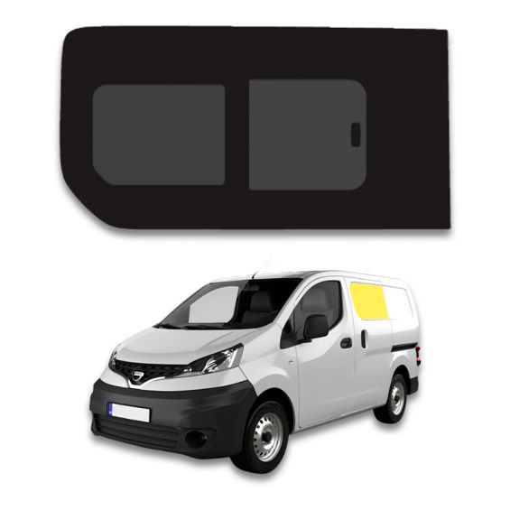 vitre latérale avant gauche coulissante rang 2 pour nissan nv 200