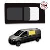 vitre latérale gauche avec moustiquaire coulissante rang 2 mercedes vito 2014