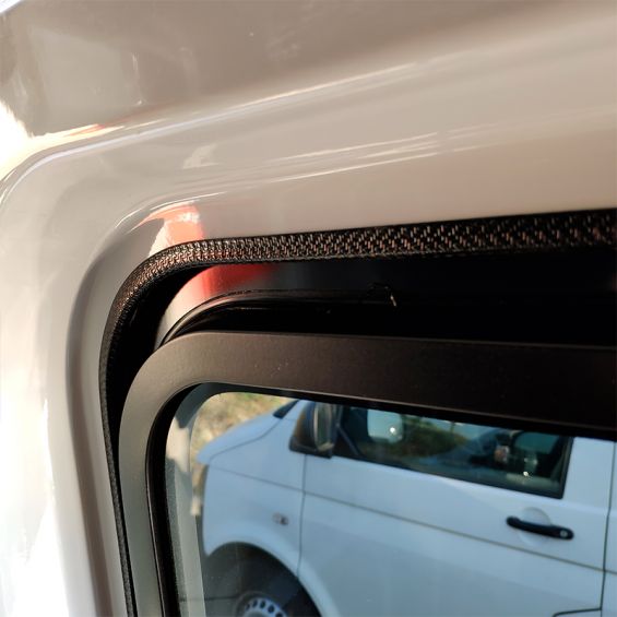 Junta de acabado interior para ventana y puerta corredera de furgoneta y autocaravana - Vendido por metro