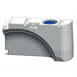 Depósito de 65 litros de agua limpia para pasos de rueda VW T5/T6