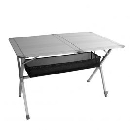mesa de camping de aluminio con almacenamiento integrado Camp4