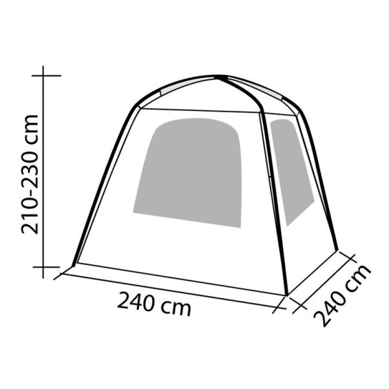 Dimensiones tienda Uni Van 2