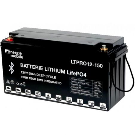 Batterie Lithium LTPRO 12-150/250 Bluetooth - ENERGIE MOBILE