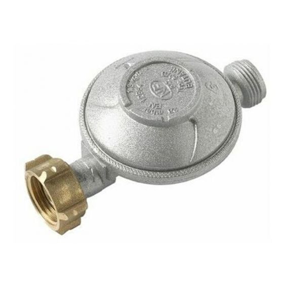 regulador de butano 28mbar para instalación de gas en vehículo utilitario acondicionado