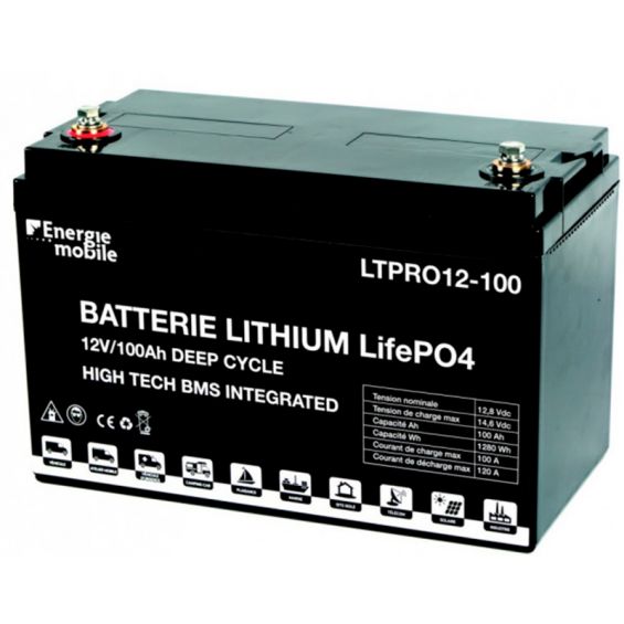 lithiumbatterie 100Ah mobile energie